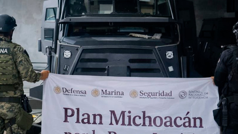 La SSP Michoacán en la última semana, ha detenido a 54 personas, recuperado 46 vehículos y desactivados 56 explosivos 