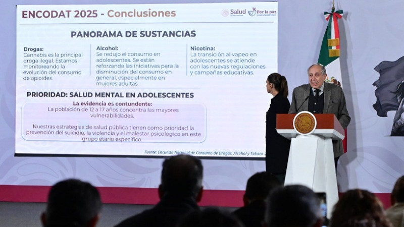 Aumenta consumo de alcohol y estupefacientes en la población adulta en México; en adolescentes disminuye 