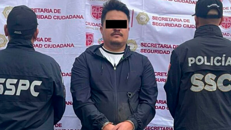 Detienen a presunto integrante de organización criminal de Tepito 