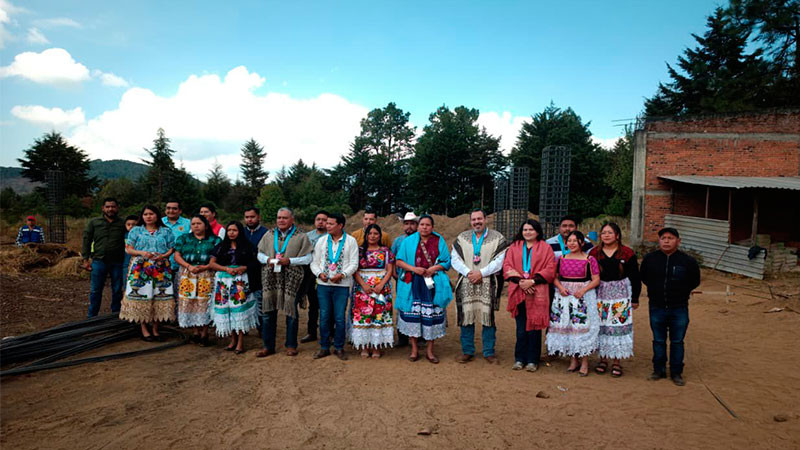 Secma inicia construcción de centro de residuos en Angahuan 