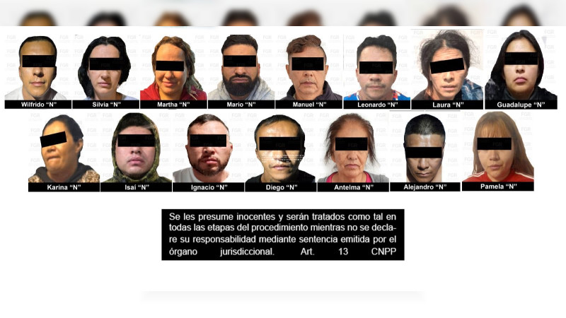 Golpe federal a red criminal: 15 personas son enviadas a prisión por armas, estupefacientes y dinero ilícito 