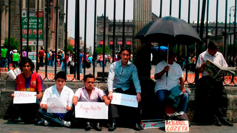 Tasa de desempleo en México se coloca en 2.7% en noviembre 