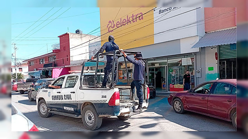 Mantiene Guardia Civil vigilancia en Michoacán como parte del Plan Navidad 