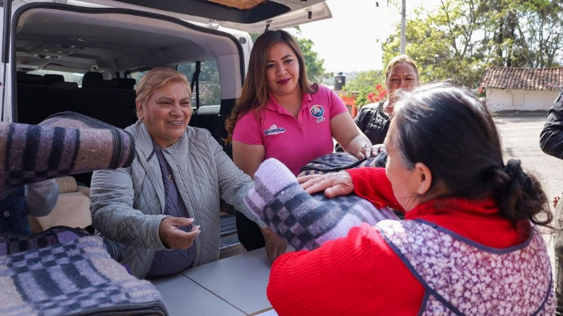 Refuerza Gobierno de Quiroga acciones de apoyo a familias ante la temporada invernal 