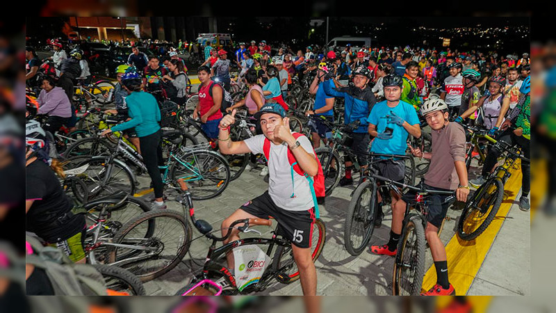 En gestión de Yarabí Ávila se crean las Rodadas Nicolaitas, que han convocado a cerca de cuatro mil 400 personas en 2025 