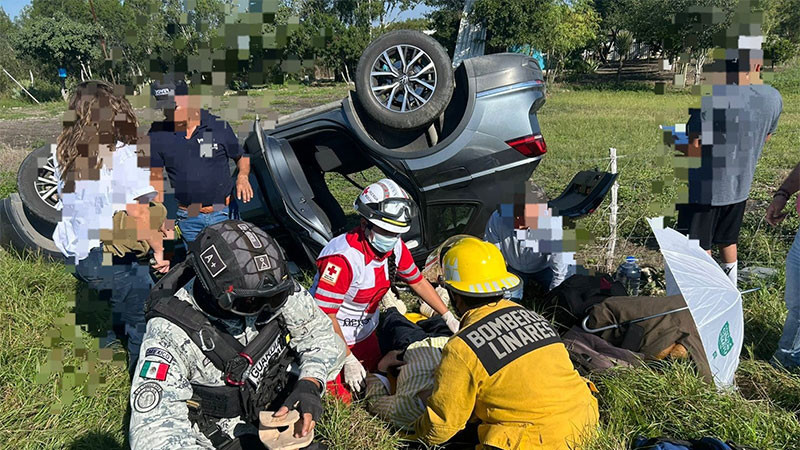 Sufre accidente la titular de la Secretaría de Bienestar de Tamaulipas en una carretera de Nuevo León