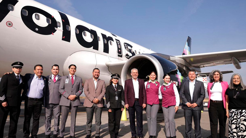 Michoacán más conectado que nunca; en 2025 consolidó Bedolla 8 nuevas rutas aéreas 