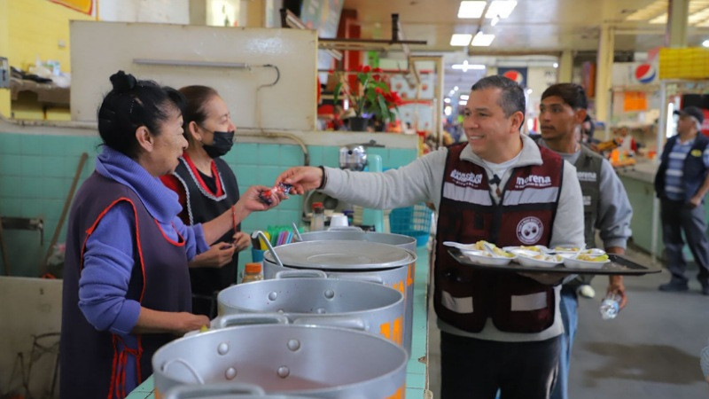 Barragán celebra 59 años del mercado Independencia y exige atención del Ayuntamiento de Morelia 