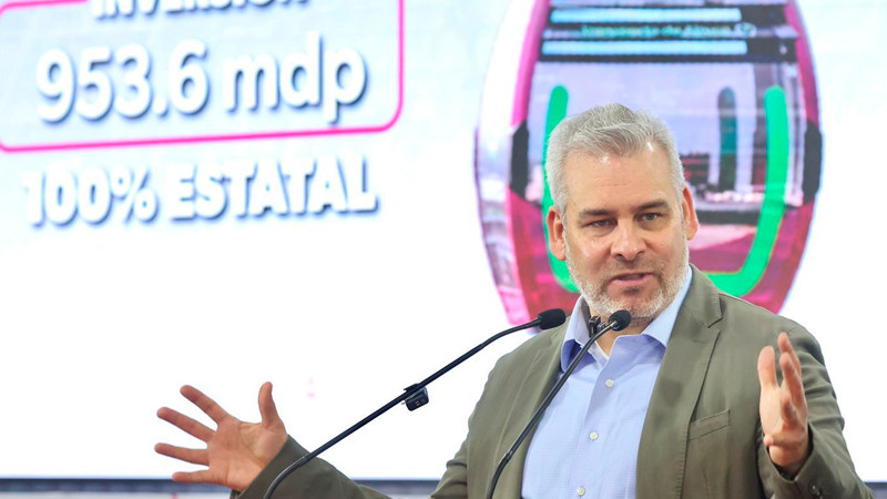 Se han destinado casi mil millones de pesos a obras de movilidad este 2025: Bedolla 