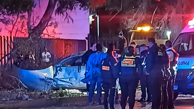 Accidente en Morelia, Michoacán deja dos heridos 