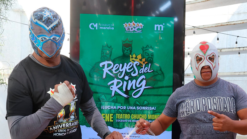 El Colegio de Morelia invita al evento con causa “Reyes del Ring ¡lucha por una sonrisa!” 