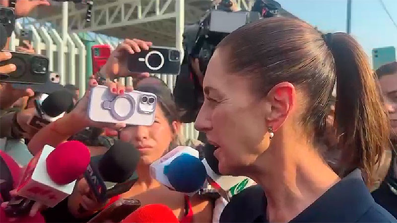 Anuncia Sheinbaum que el Gobierno Federal dará apoyo económico a las víctimas del accidente del Tren Interoceánico en Oaxaca  