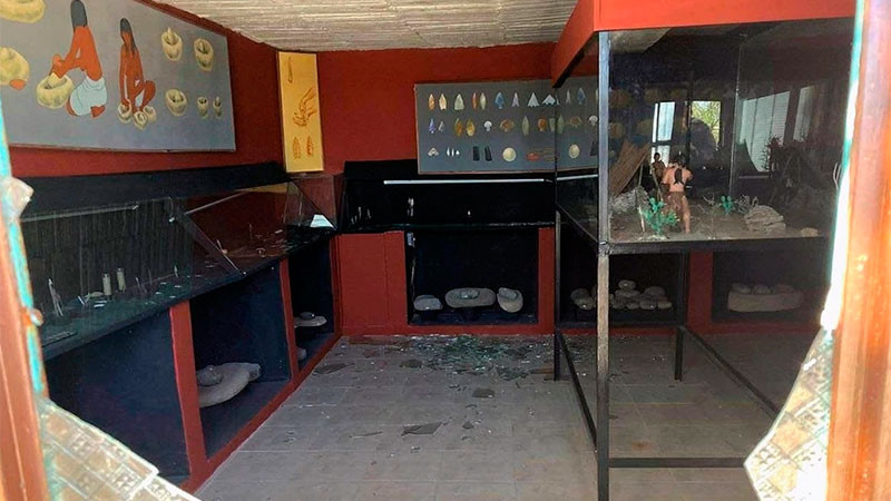 Roban piezas de la cultura chichimeca en museo de Zacatecas 