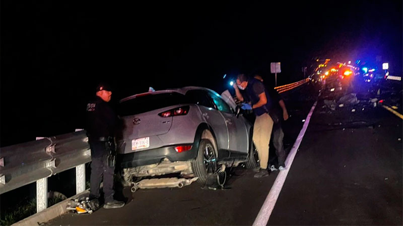 Pierden la vida seis personas en accidente vial en la autopista Tepic-Compostela 