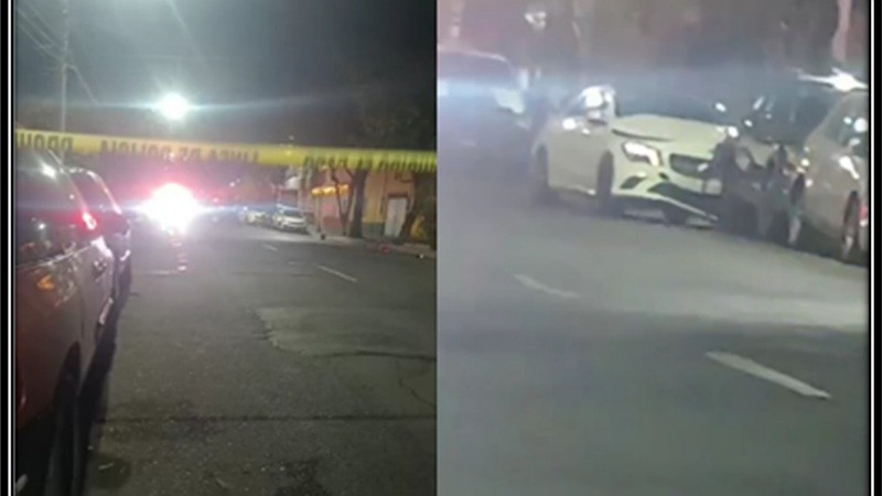 Viajaban en su automóvil de lujo cuando fueron atacados a tiros en la Ciudad de México; hay un muerto y una mujer herida 