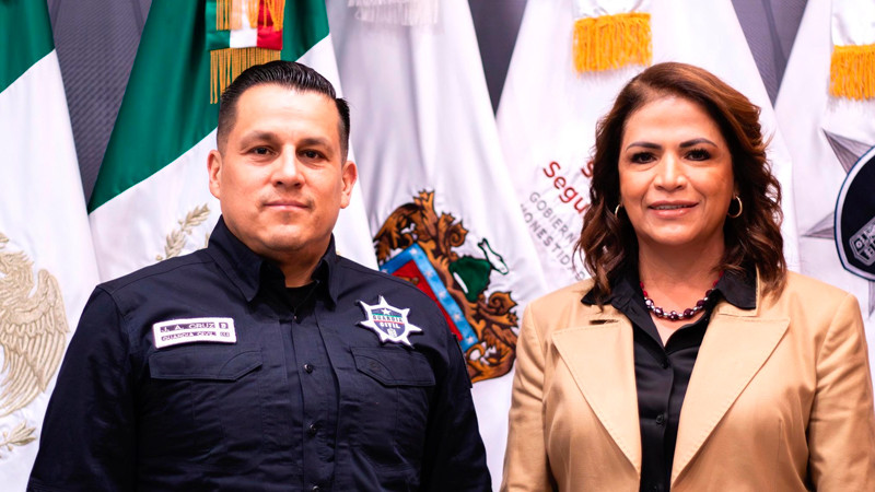 Fabiola Alanís y SSP refuerzan coordinación para avanzar en la construcción de la paz en Michoacán 