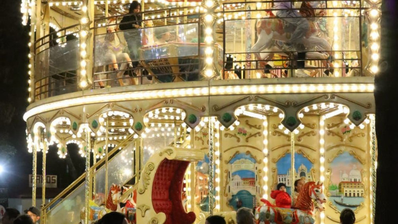 Despide el año con mucha diversión en los juegos mecánicos de la Villa Navideña: Ceconexpo 