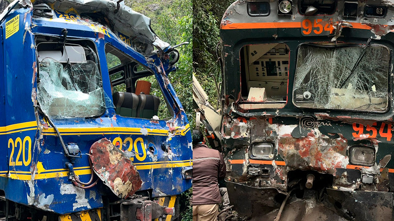 Choque frontal de trenes en Perú deja al menos un muerto y 30 heridos 