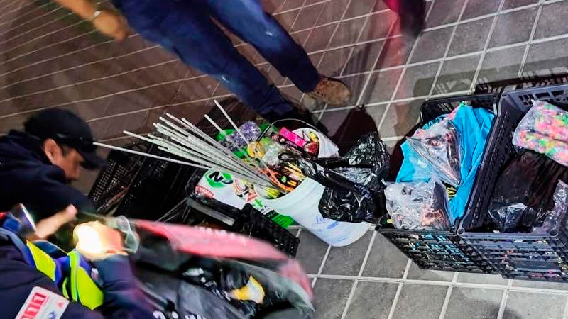 Aseguran 3.4 toneladas de pirotecnia durante operativo en Querétaro 