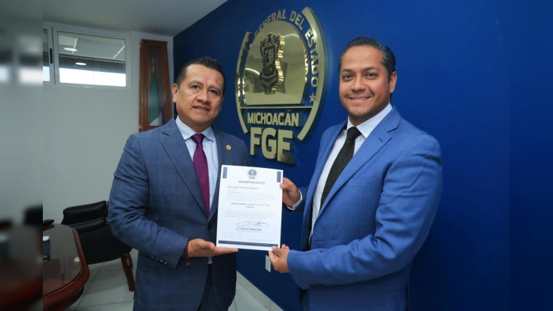Del Congreso a la Fiscalía de Michoacán: Daniel Moncada Sánchez toma las riendas jurídicas y de derechos humanos 