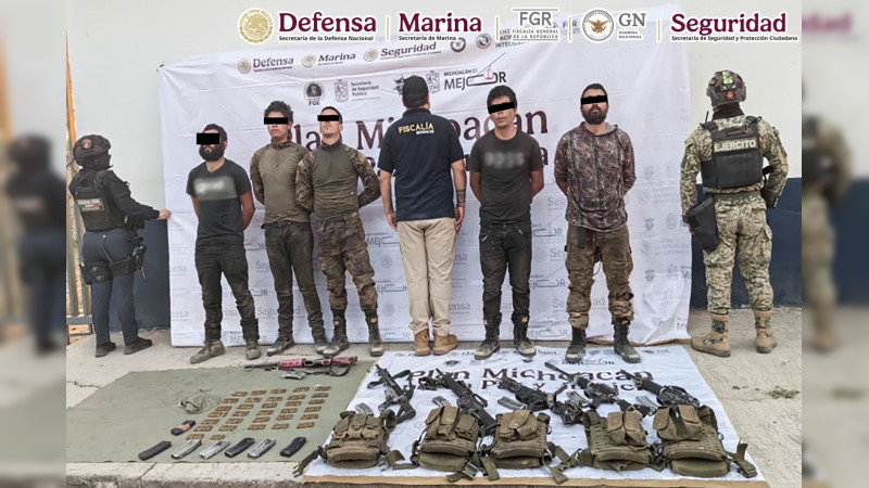 Michoacán bajo fuego federal: más de 300 detenidos, explosivos y toneladas de estupefacientes aseguradas en 52 días de ofensiva 