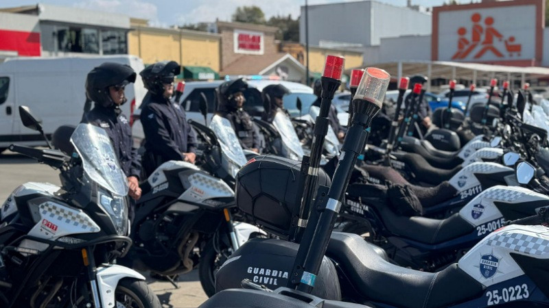 Ponen en marcha nuevo grupo motorizado de la SSP Michoacán 