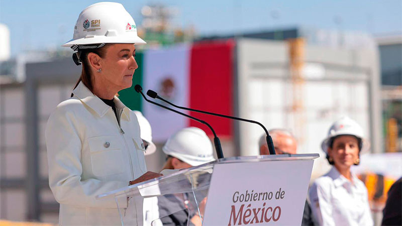Realiza Sheinbaum supervisión de modernización de Refinería de Tula, Hidalgo 