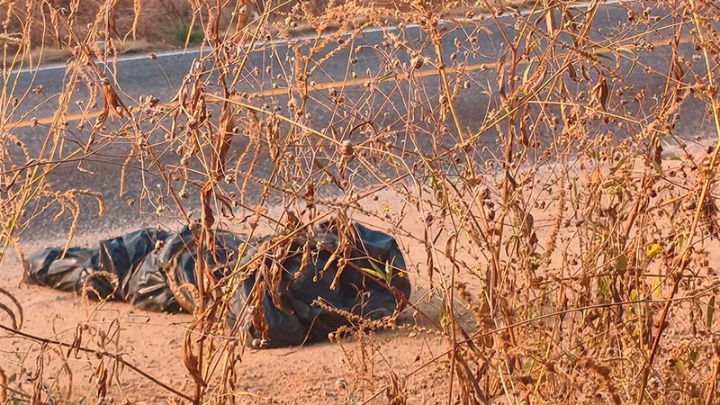 Localizan cuerpo embolsado en Buenavista, Michoacán