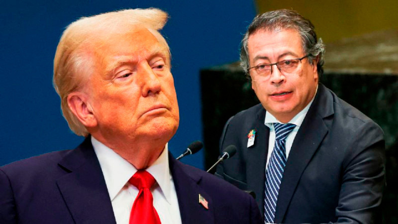 Afirma Donald Trump que su gobierno no descarta acciones militares contra Colombia  