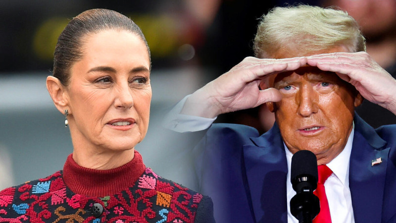 “Por ahora no tenemos pensado una llamada”: Claudia Sheinbaum tras amagos de Trump contra México 