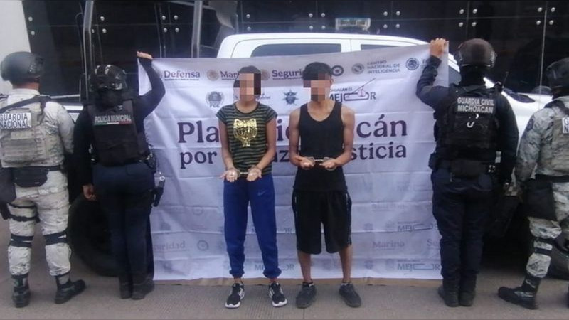 Detienen a cuatro personas en posesión de estpuefacientes en Uruapan y Zamora, Michoacán  