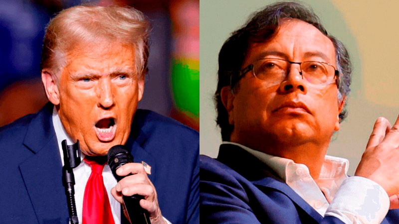"Colombia también está muy enferma", asevera Trump; lanza nueva advertencia a Petro 