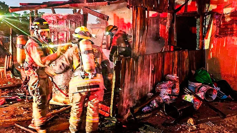 Cinco menores de edad resultaron lesionados durante incendio en la colonia Leandro Valle de Cajeme, Sonora; tres se encuentran graves  
