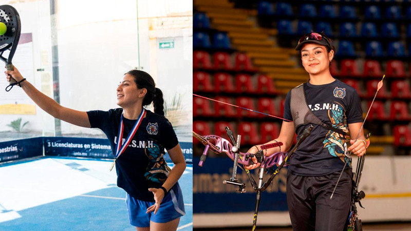 UMSNH tiene destacadas representantes en tiro con arco y bádminton  
