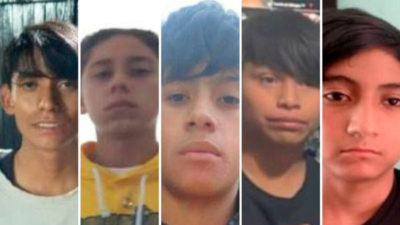 Reportan desaparición de 5 menores en Jalisco 