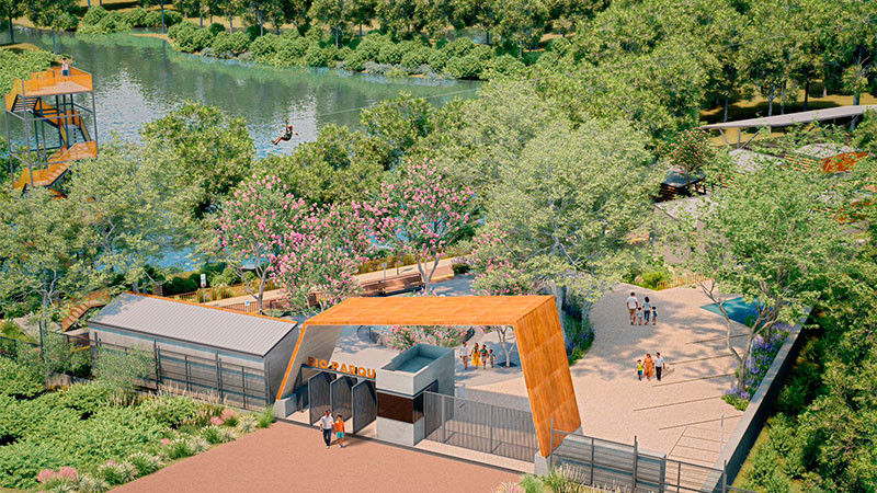 ¡Ya está lista la tirolesa de la laguna de Chandio!: Gladyz Butanda 