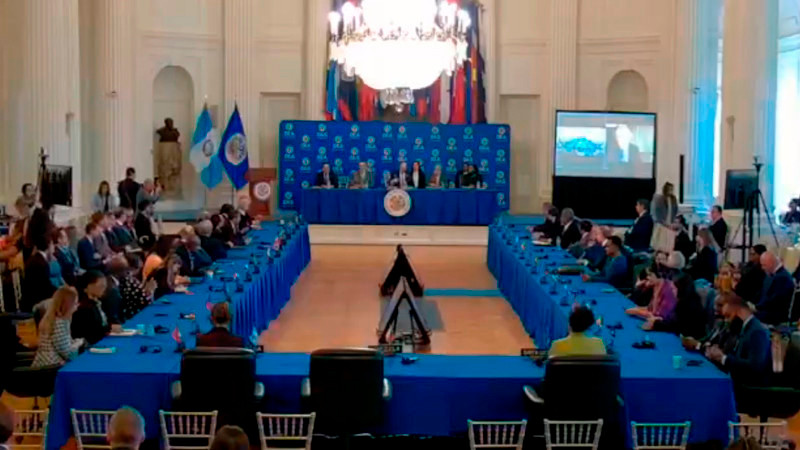 La intervención nunca trajo democracia a Latinoamérica, destaca México ante la OEA 