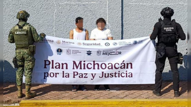 En Apatzingán, Michoacán, detienen a dos presuntos extorsionadores de limoneros 