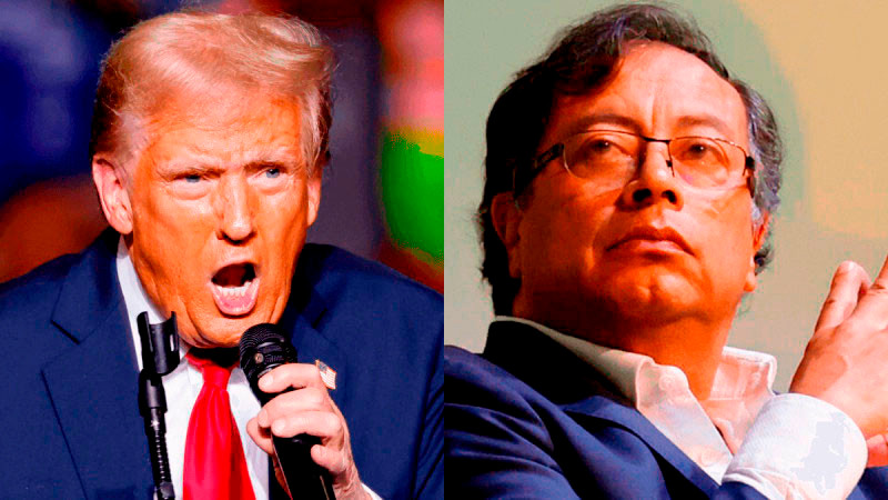 Trump y Petro sostienen llamada telefónica en medio de tensiones en Sudamérica 