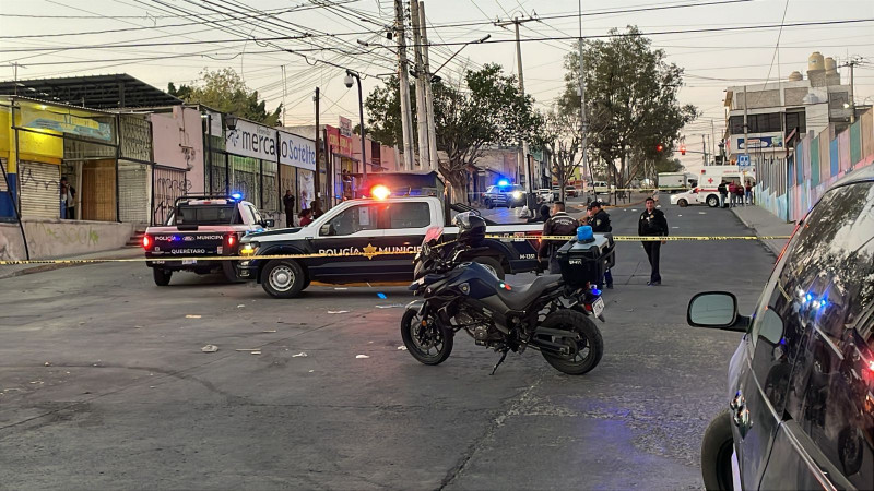 Pierde la vida en la vía pública en la colonia Satélite de Querétaro 