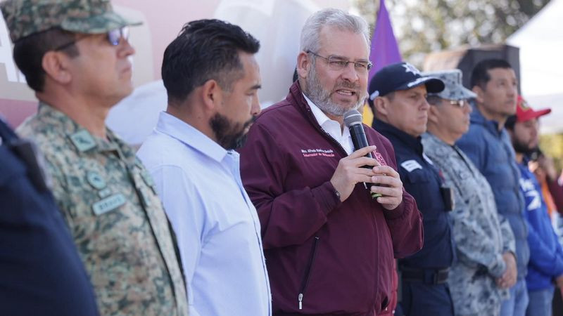 Pone en marcha Bedolla operativo "Guardianes del Camino" en la carretera Uruapan-Peribán 