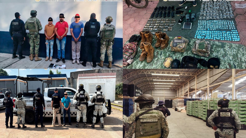 Golpe a la delincuencia en Michoacán: detienen a 17 personas; aseguran armas y vehículos 