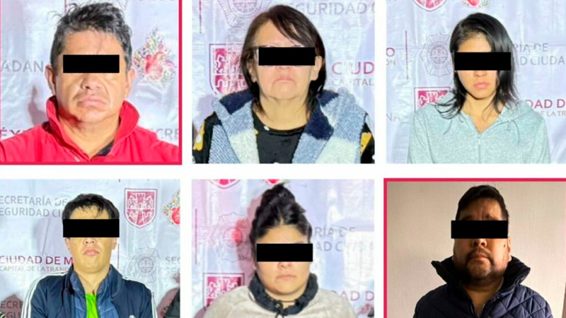 Caen presuntos líderes de organizaciones criminales que venden estupefacientes en CDMX 