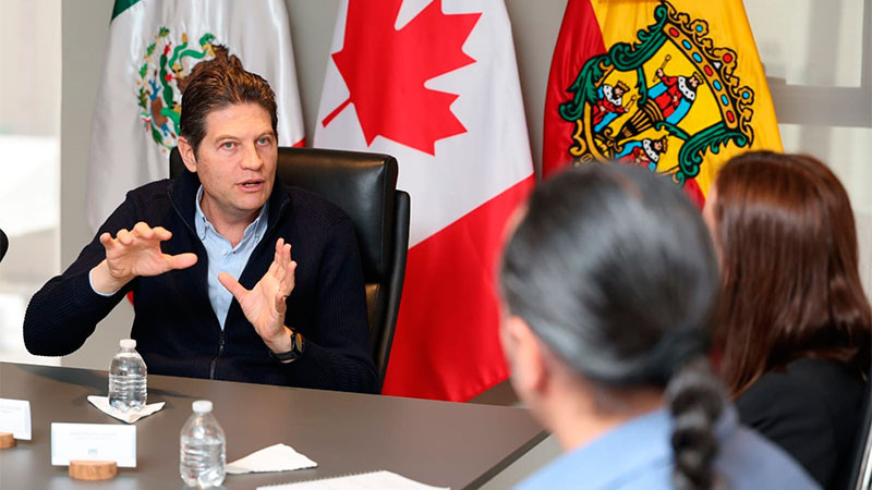 Alfonso Martínez comparte experiencia de Policía Morelia con Embajada de Canadá 