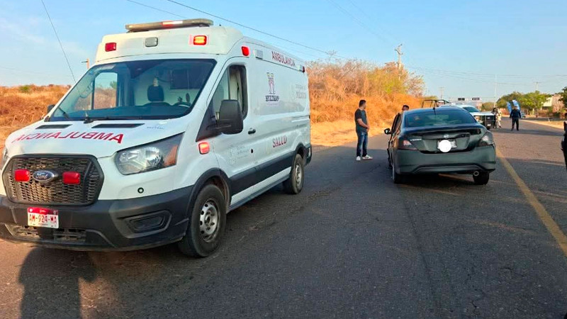Choque vehicular en Huetamo, Michoacán, deja un herido 