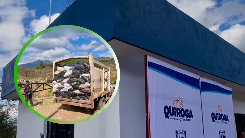 Pone Alma Mireya González en marcha la nueva caseta de seguridad en el basurero municipal de Quiroga 