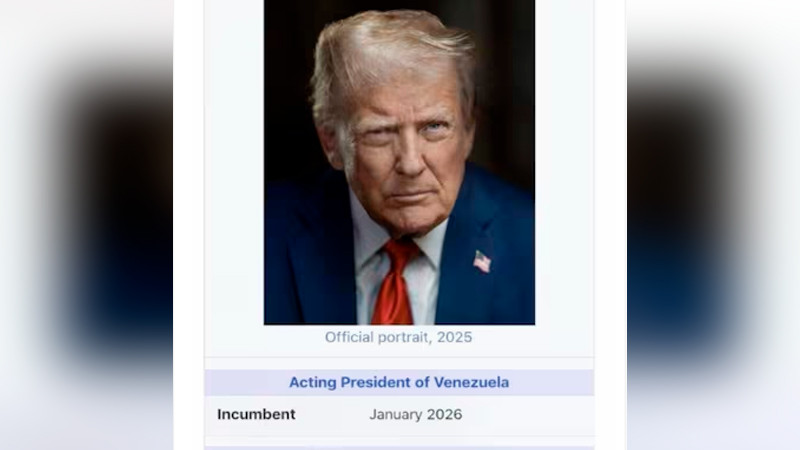 Trump se autoproclama "presidente en funciones de Venezuela" 
