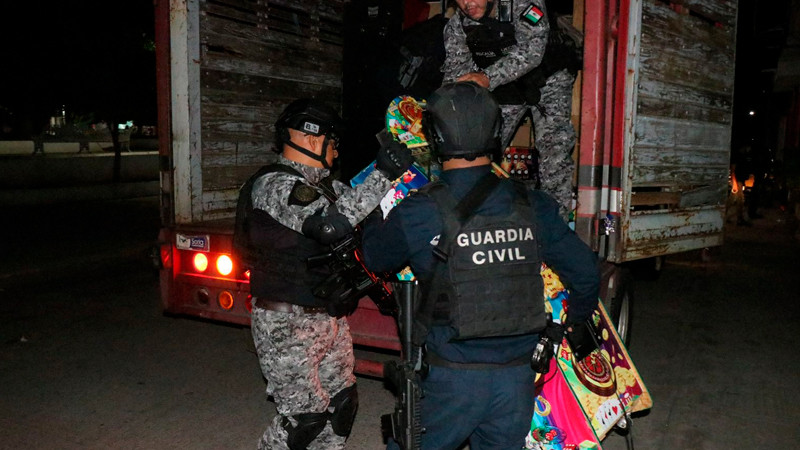 Informa la SSP Michoacán avances en la estrategia contra la extorsión con decomiso de tragamonedas en Morelia, Uruapan y Apatzingán 