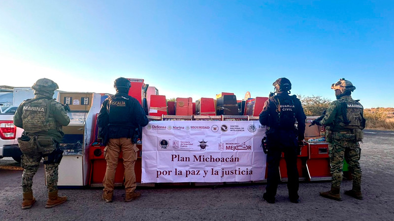 Ejecutan 10 cateos y aseguran 52 máquinas tragamonedas en Zamora y Jacona, Michoacán  