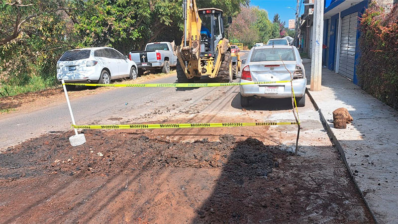 Ooapas trabaja en la mejora del sistema de drenaje en la colonia Unión de Tabiqueros 